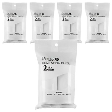 KOUJI叩吉好物 黏毛滾輪 S04滾輪替芯(2入) 漂白紙材質  10 x 5cm  5包