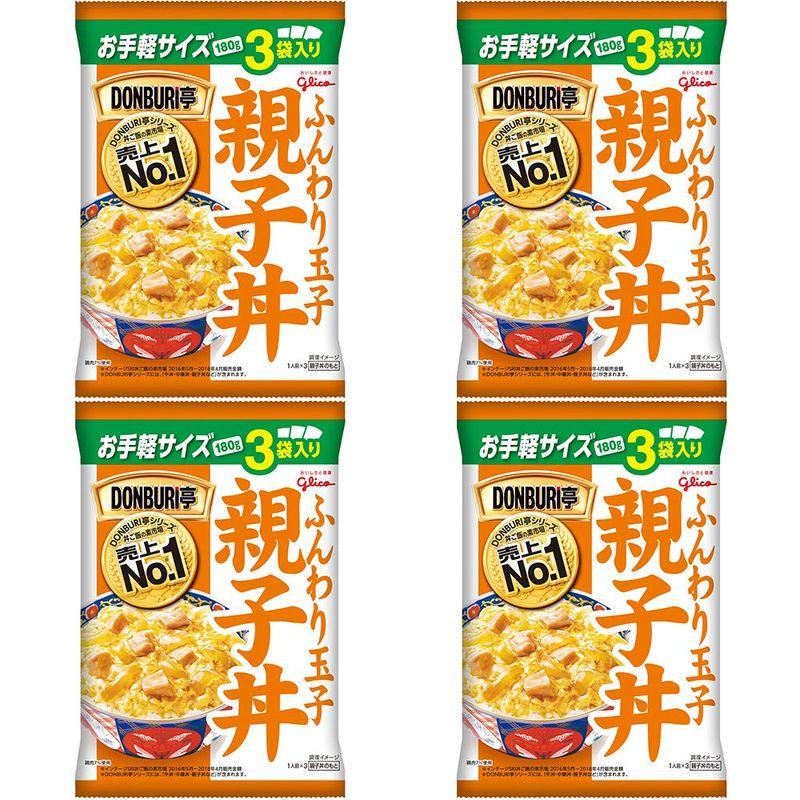 江崎グリコ DONBURI亭 3食パック親子丼 180g×3袋入り×4個