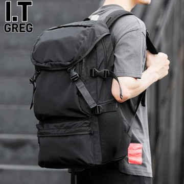 香港I.Tgreg大容量ins潮雙肩包男簡約運動大學生書包旅行登山背包