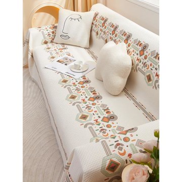 網紅沙發蓋布四季通用防滑蓋毯2024新款棉沙發墊子全包萬能蓋巾