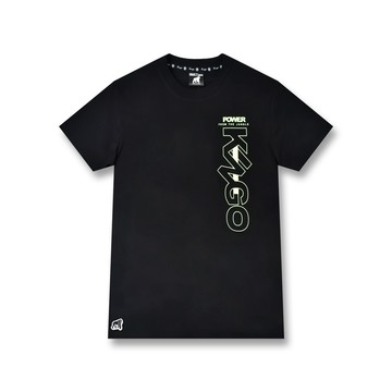 KINGO女款｜黑色印花T恤 412136