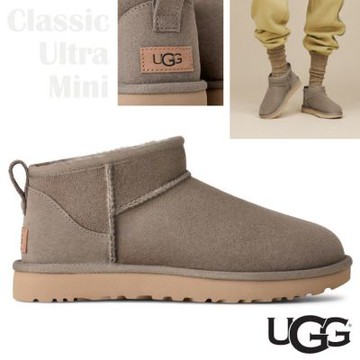 【UGG】女 Classic Ultra Mini 厚羊皮羊毛防潑水透氣保暖雪靴.雪鞋 UG1116109 CBBLG 鵝卵石