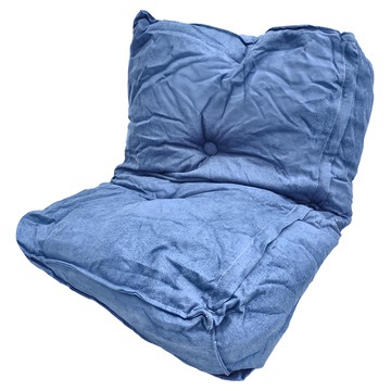 好物良品 單人日式簡約三角形床頭腰背靠枕 深海藍  80 x 50 x 20cm