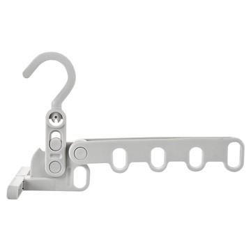 可摺疊室內曬衣架 5孔 方便收納 節省空間  White  22 x 12.5 x 14.5cm  1個