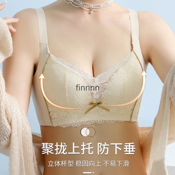內衣女聚攏上託防下垂小胸顯大無鋼圈薄款收副乳新款文胸
