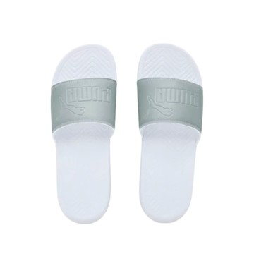 PUMA POPCAT FLOWER 運動拖鞋 銀白