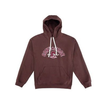 CONVERSE RETRO PULLOVER FLEECE TOP TOTALLY FUDGED 男女 連帽上衣 UCJ084-J9T