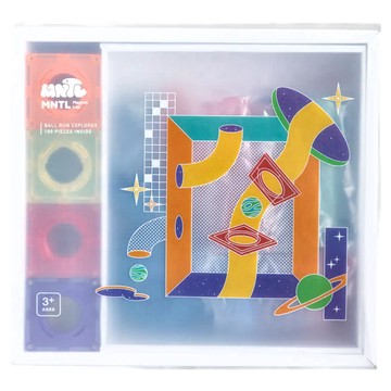 MNTL 球道探險家組合 經典色彩色管 Set 100片 含球及洞洞片  多色  1盒