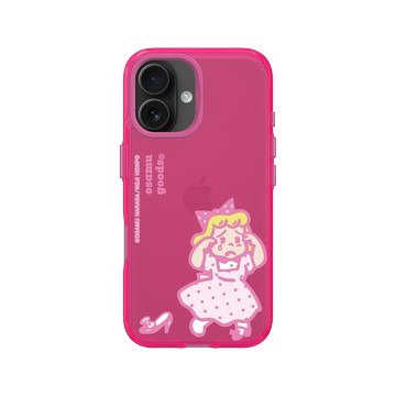 iPhone 16 Clear 粉漾桃 - OSAMU GOODS - Betty 遺失了高跟鞋