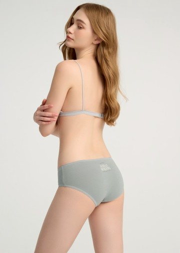 夢中南法．花邊中腰三角內褲(秘境藍-Sunday M)