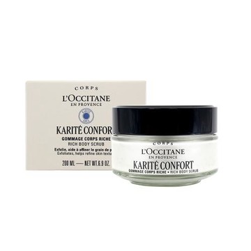LOCCITANE歐舒丹 乳油木保濕去角質美體霜 200ml-專櫃公司貨