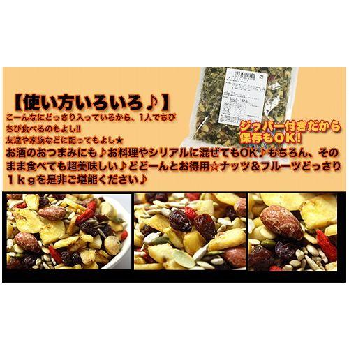 ナッツ＆ドライフルーツどっさり１ｋｇ お買い得 送料無料 天然生活