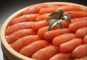 まるいち 博多辛子明太子(無着色) 「博多の華」 (お土産用) 140g×35個入 Z6030 冷蔵 （送料無料）直送