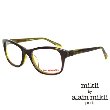 【Alain Mikli】mikli by alain mikli 法式日常簡約方框(琥珀 ML1289-C01R)