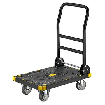 [領券折50 ]【史代新文具】KT-900-L3 經典黑折疊式手推車