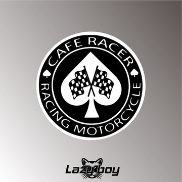 CAFE RACER 車貼 貼紙 防水貼紙 行李箱貼紙 安全帽貼紙 筆電貼紙 反光貼紙 汽車貼紙 機車貼紙