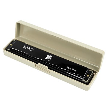 Onbiu 經典專業口琴 24孔 黑色  音色飽滿  方便攜帶  單一商品  1個