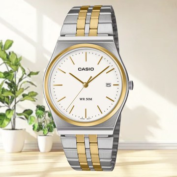 CASIO 卡西歐 標準型 復古風三針手錶 MTP-B145SG-7AV