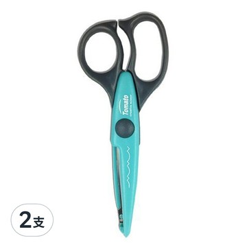 tomato 花邊剪刀 TS-18003 山脈 手工藝剪刀 紙張照片花邊剪裁  2支