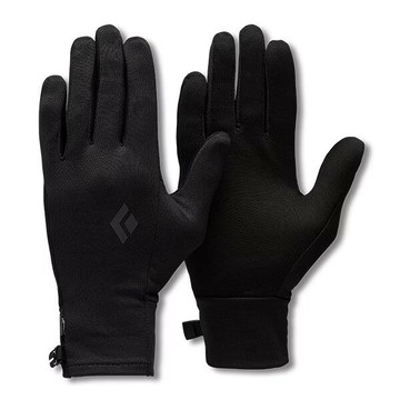 ├登山樂┤美國 Black Diamond LightWeight ScreenTap Liners 輕量可觸控彈性手套/內手套 801808 黑