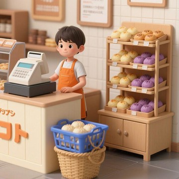 微縮迷你麪包超市仿真小物品玩具過家家全套模型 toy 迷你玩具 微縮模型 迷你食玩