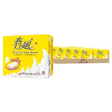 春風 超細柔抽取式衛生紙  10包  7袋