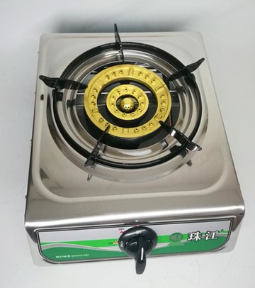 促銷新款不銹鋼煤家用燃氣灶明月珠江全鋼瓶裝液化氣單爐旋轉火灶 雙11全館免運