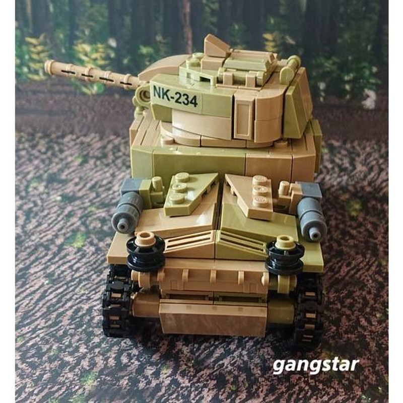 レゴ LEGO ブロック 互換 車 戦車 イタリア セモヴェンテ突撃砲 or M13