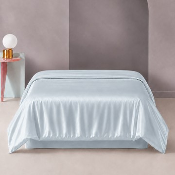 J-bedtime 床寢時光 天絲萊賽爾纖維被套 P7795M  牛仔灰  雙人(210 x 180cm)