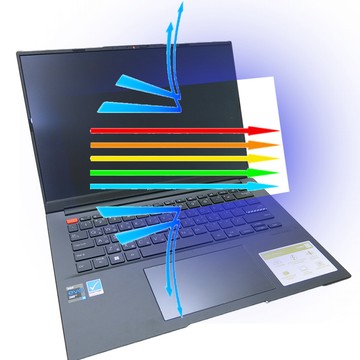 EZstick ASUS S5402 S5402ZA 特殊規格 防藍光螢幕貼 抗藍光 (14.4吋寬)