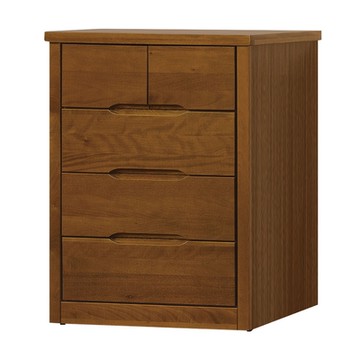 【文創集】米夏 時尚3.2尺實木五抽斗櫃/收納櫃-97.3x53x116.7cm免組