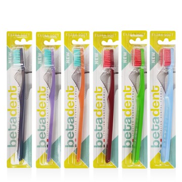 【買一送一】義大利BETADENT 護齦軟毛牙刷 (顏色隨機出貨)*2