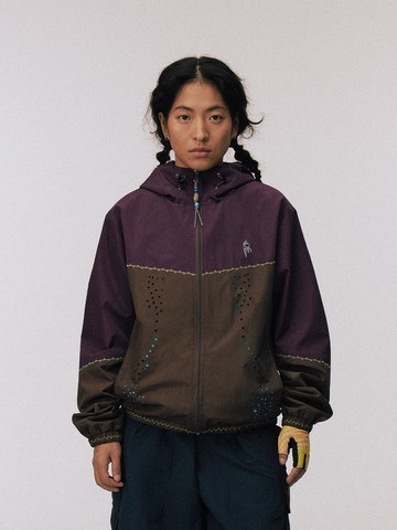 戶外運動 / 撞色激光氣孔外套