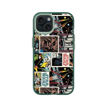 iPhone 15 Clear 憂墨綠 - 迪士尼-星際大戰 Star Wars - 漫畫展開-漫畫系列