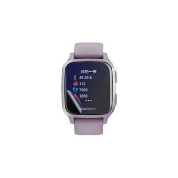 o-one 【護眼小螢膜】Garmin Venu SQ Music Edition 抗藍光手錶保護貼 全新升級 划痕自動修復 軟膜(2入)