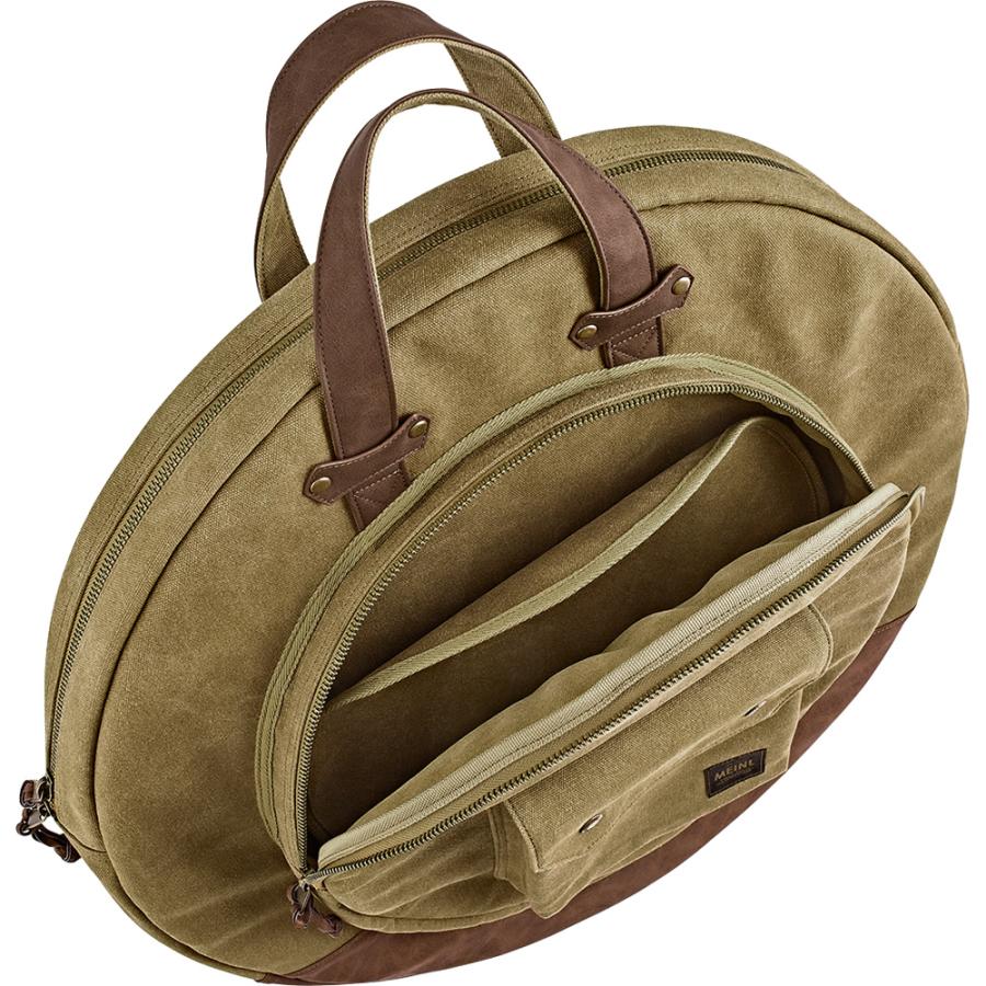 MEINL Waxed Canvas Collection シンバルバッグ MWC22KH   Vintage Khaki (22インチシンバルを収納可能)［マイネル パーカッション Cymbals Bag］