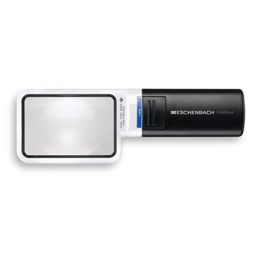 mobilux LED 3.5x/10D/75x50mm 德國製LED手持型非球面放大鏡 15113