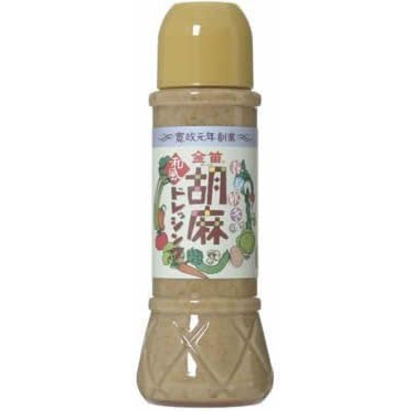 笛木醤油 金笛 春夏秋冬の胡麻和風ドレッシング 390ml ×4セット