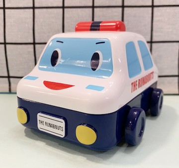 【震撼精品百貨】The Runabouts_RB工程車~造型收納盒*警車*12881(因商品年代久遠泛黃不介意在下標)