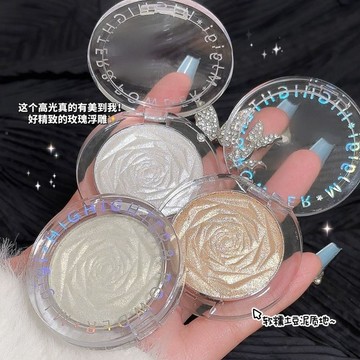 MJgigi 玫瑰高光修容一體盤 鑽石粉餅 軟糯馬鈴薯泥 生薑鼻影 身體臉部
