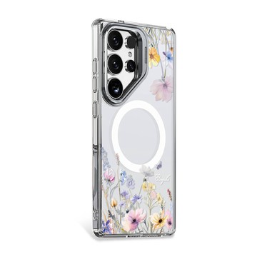 APBS Samsung S25/S24系列 防震雙料隱形立架磁吸手機殼-十里春