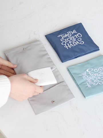 衛生巾收納包女雙層大容量月事包m巾包可愛小清新姨媽巾包便攜袋1入