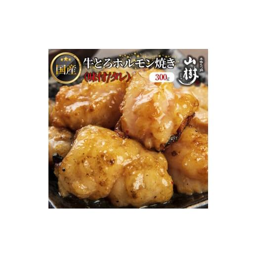 ふるさと納税 愛知県 小牧市 山樹の国産牛とろホルモン焼き（味付／タレ）　300g