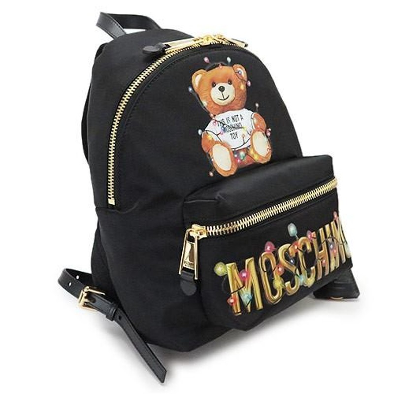 ND055 MOSCHINO モスキーノ バックパック リュックサック - リュック/バックパック