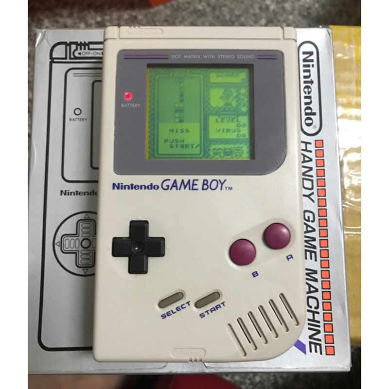 刷卡日版原廠初代掌上型遊戲機Game Boy Gb 任天堂Nintendo 二手另售NS