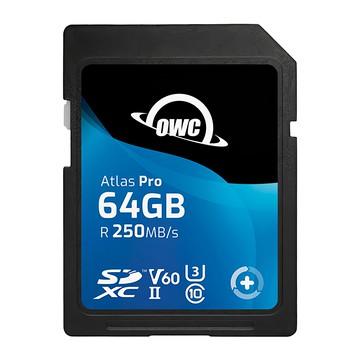 OWC Atlas Pro SD 記憶卡 SDXC UHS-II V60  64GB  1個