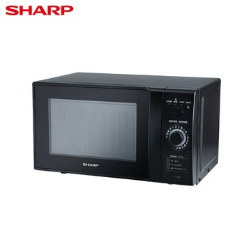 SHARP夏普 20L旋鈕式微電腦轉盤微波爐 R-TT20SS（B）_廠商直送