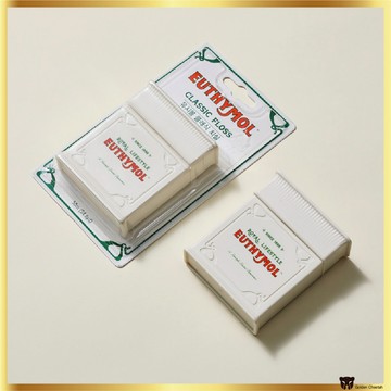 EUTHYMOL 經典牙線 50m | 粉紅色牙線去除牙菌斑清新口氣日常口腔護理