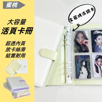 隔日到貨🍑卡冊 皮革卡冊 A5卡冊 附卡冊內頁小卡冊 專卡收納 追星小卡筆記本 風活頁卡冊 四格卡冊 拍立得收納冊