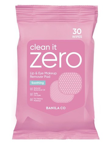 BANILA CO Clean It Zero Soothing Lip & Eye Remover Pad 30P